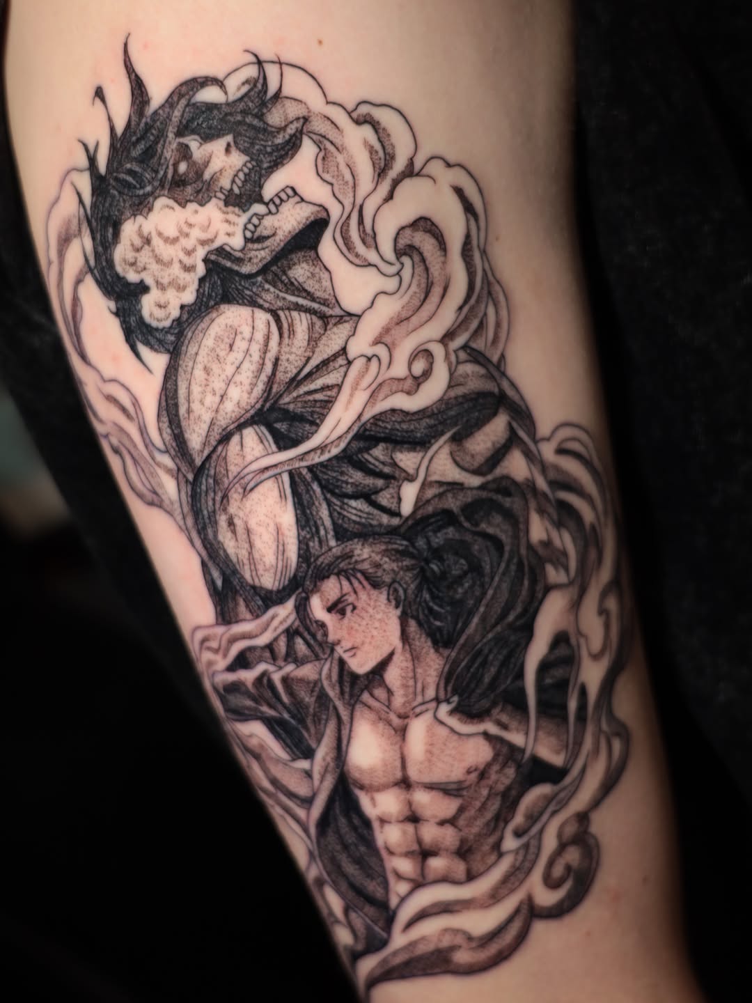 Tattoo by @tracci_king_tattoo — anime