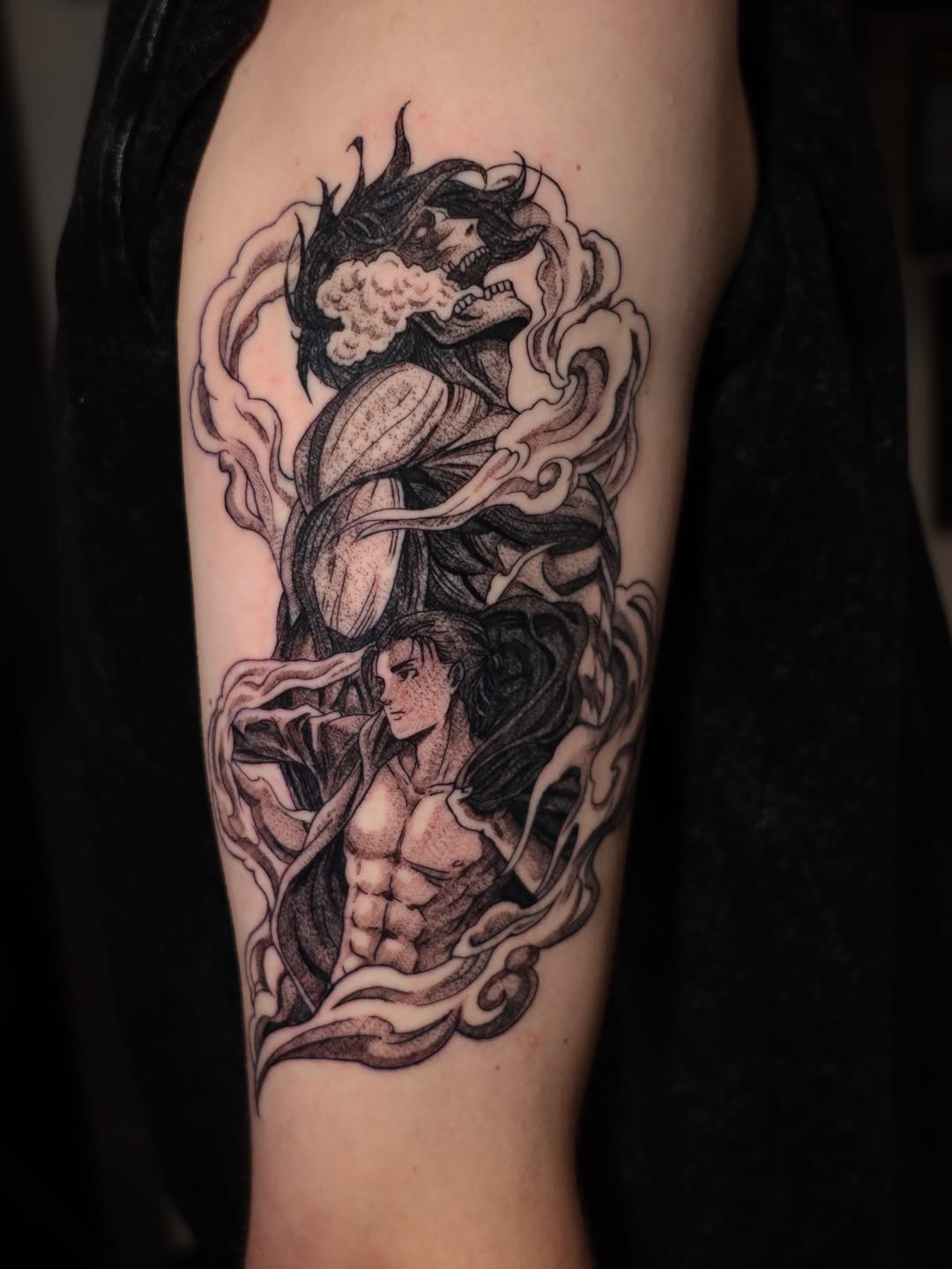 Tattoo by @tracci_king_tattoo — anime