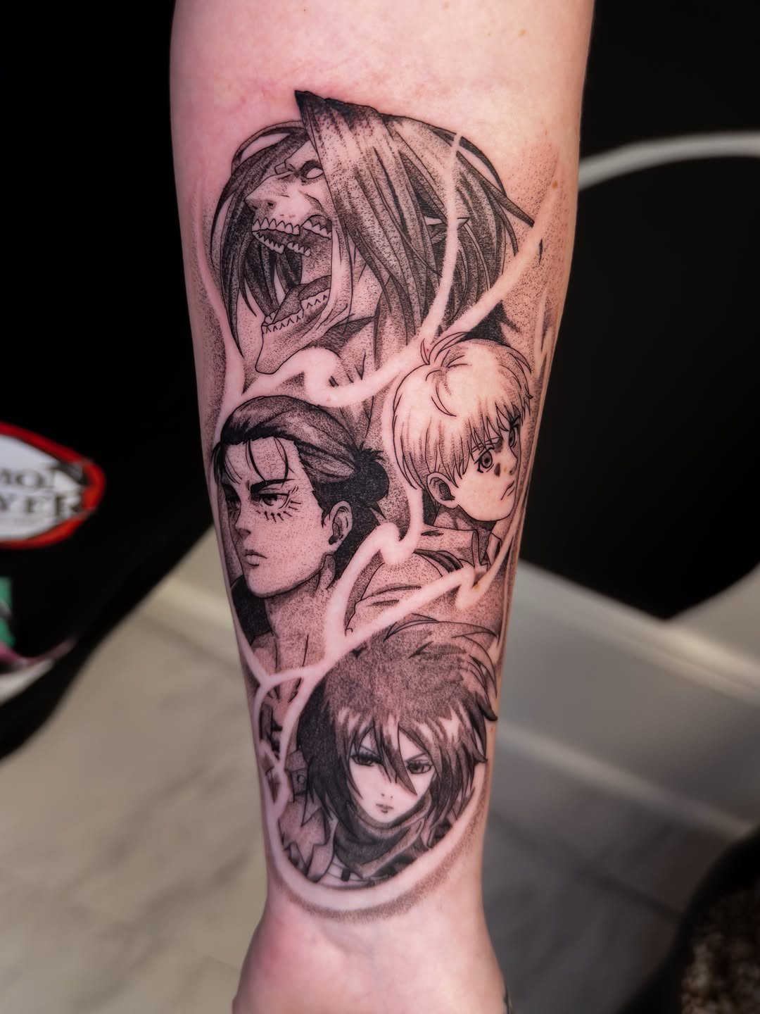 Tattoo by @tracci_king_tattoo — anime