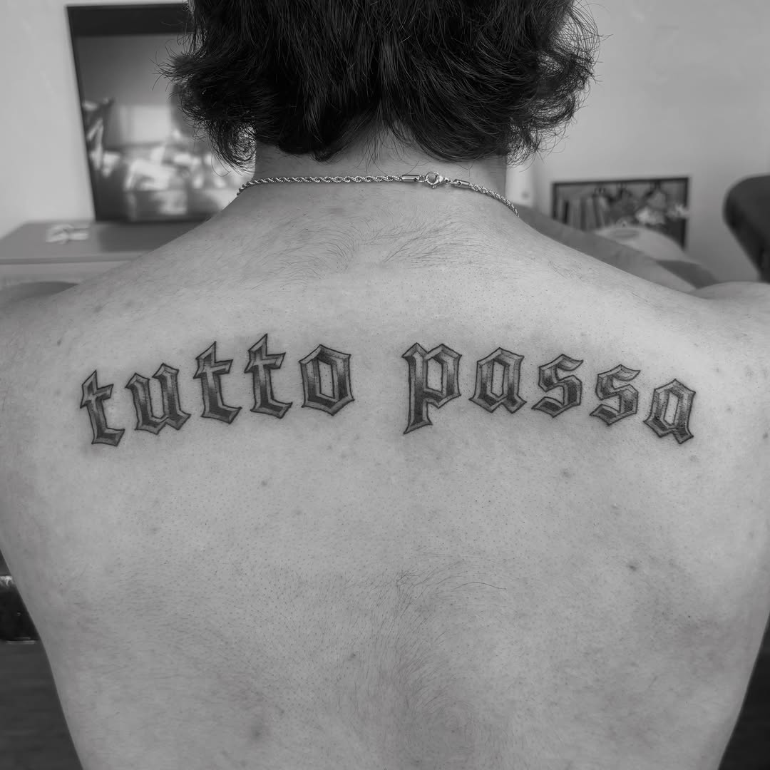 Tattoo by @secretlinetattoo — lettering_script