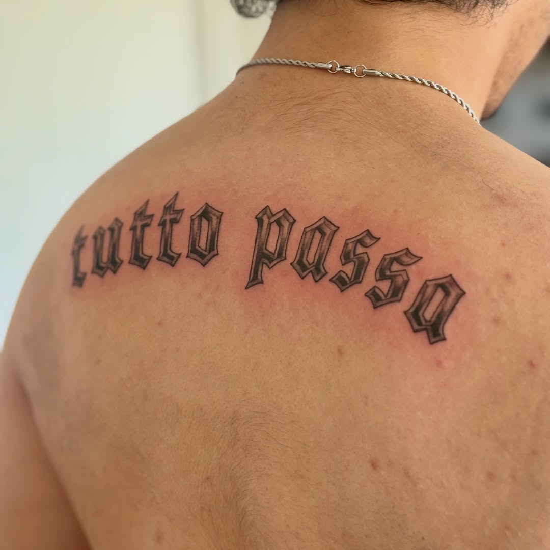 Tattoo by @secretlinetattoo — lettering_script