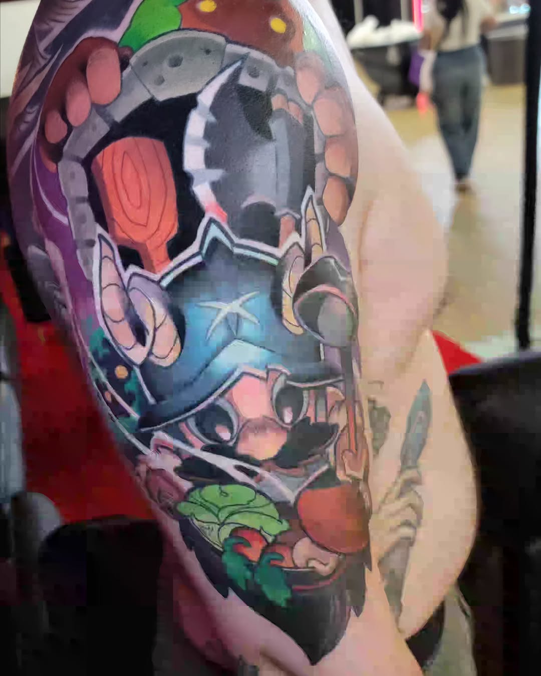 Tattoo by @shaunflinn_tattoos — new_school, anime