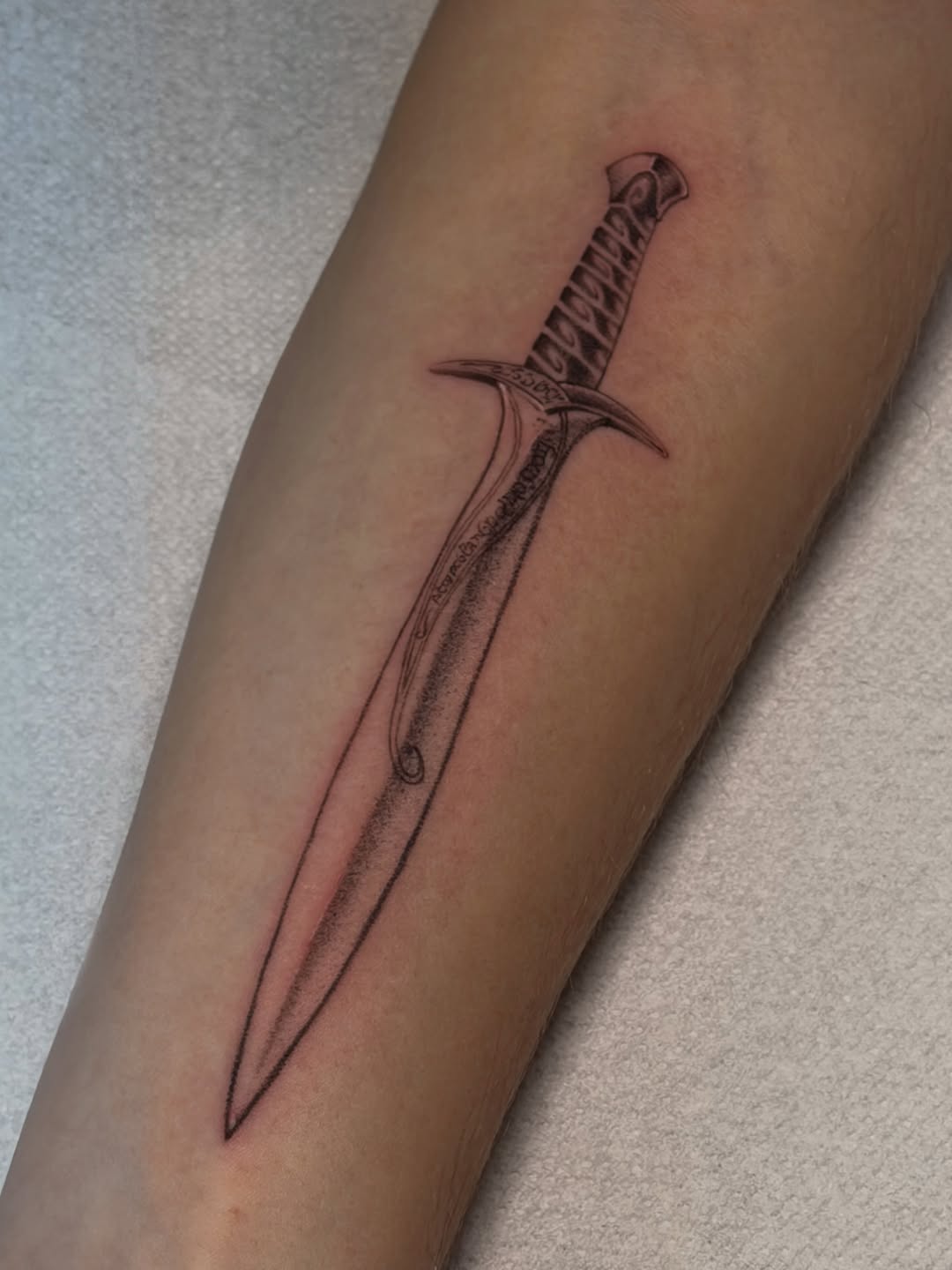 Tattoo by @uglyrae.tattoo — illustrative, black_and_grey