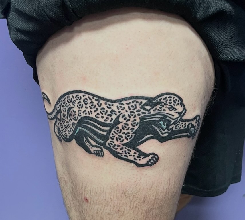 Tattoo by @inkbymark904 — blackwork