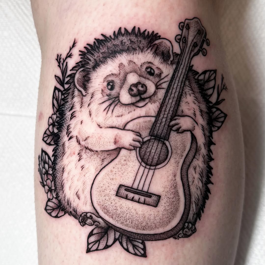 Tattoo by @daniwilliamstattoo — illustrative, dotwork
