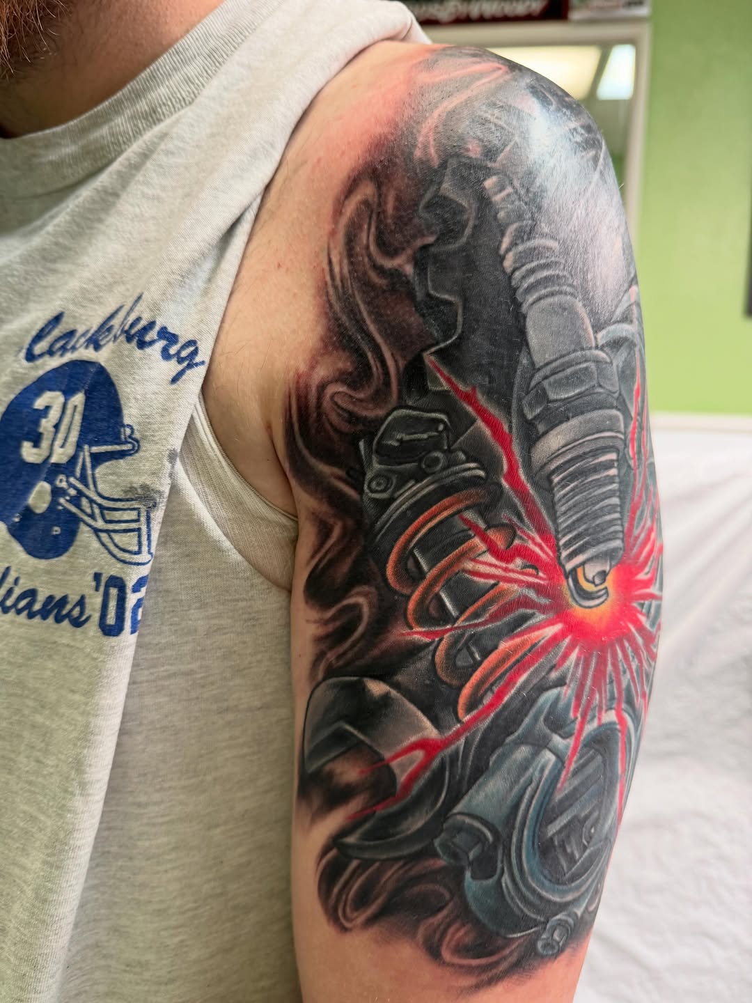 Tattoo by @tattoosbywoody — realism, black_and_grey