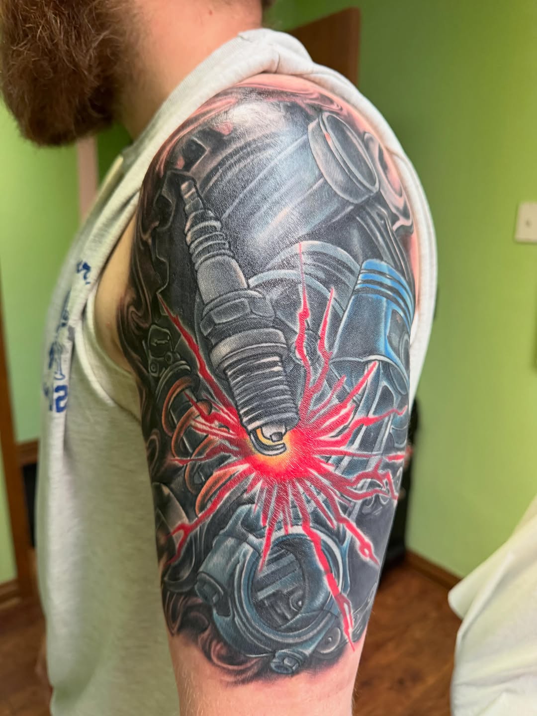 Tattoo by @tattoosbywoody — realism, black_and_grey