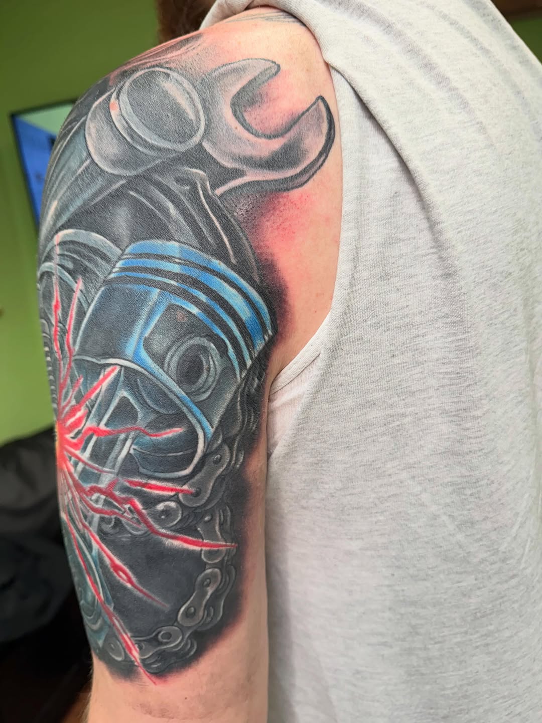 Tattoo by @tattoosbywoody — realism, black_and_grey