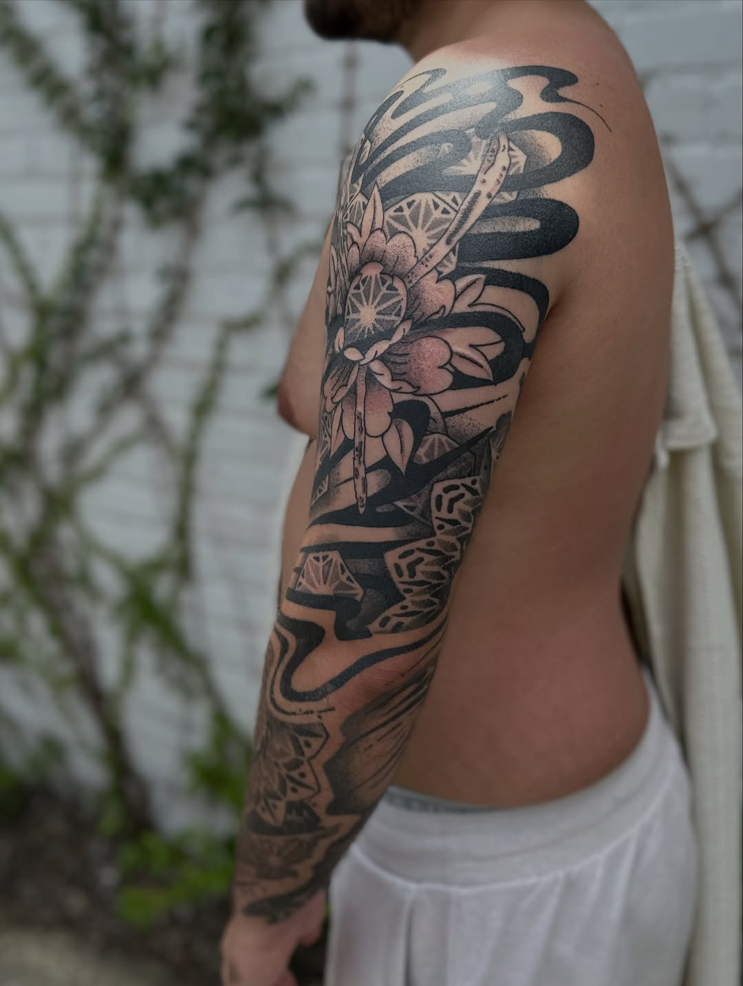 Tattoo by @jon.miller.tattoo — japanese_irezumi, black_and_grey