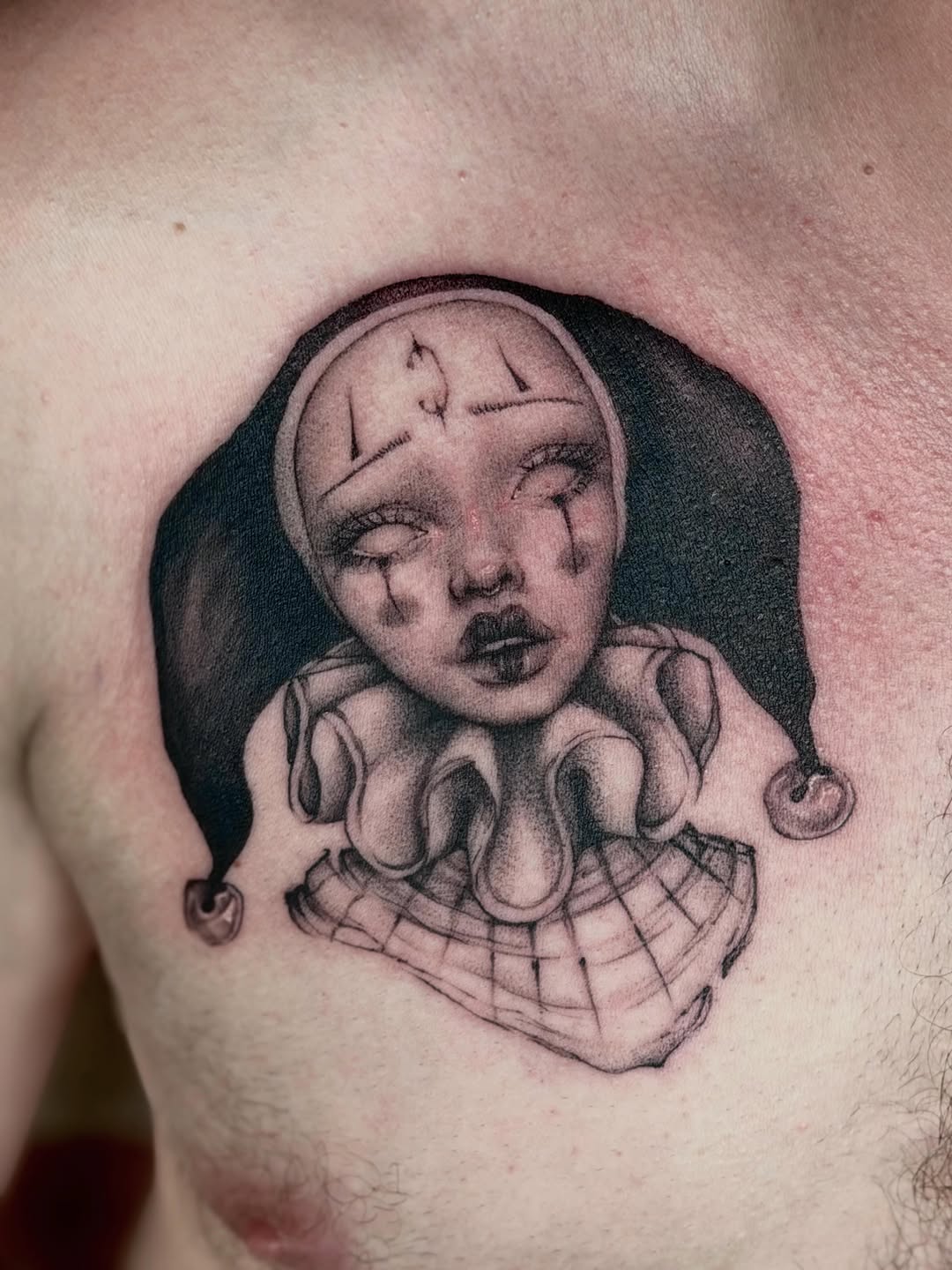 Tattoo by @er.ink.a — black_and_grey, realism