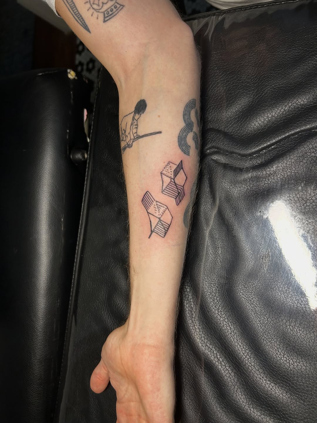 Tattoo by @off_world_tattoos — illustrative, geometric