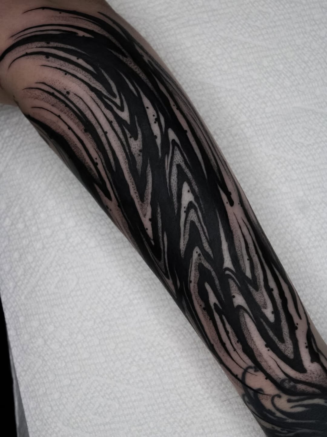 Tattoo by @danielm.ttt — blackwork