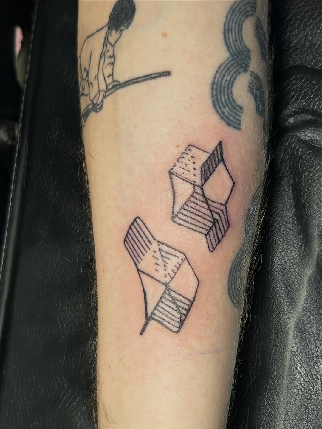 Tattoo by @off_world_tattoos — illustrative, geometric