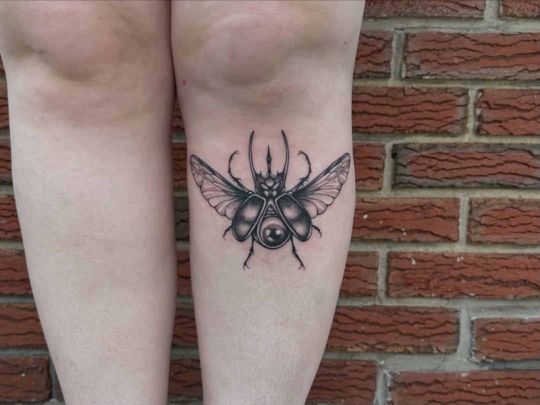 Tattoo by @bogwitchtattoos — realism, black_and_grey