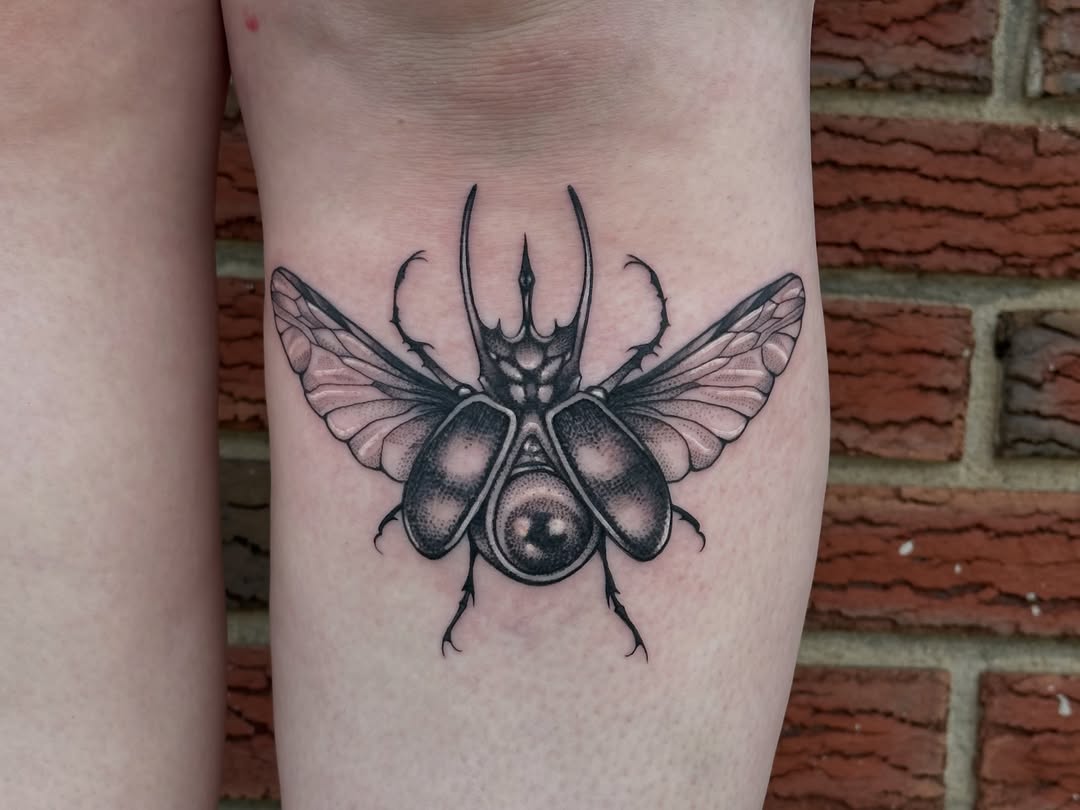 Tattoo by @bogwitchtattoos — black_and_grey, realism
