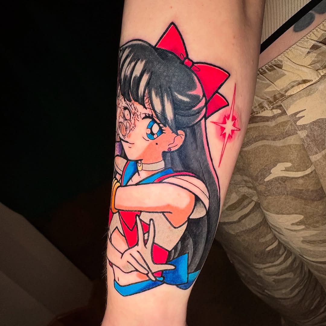 Tattoo by @chibicosori — anime