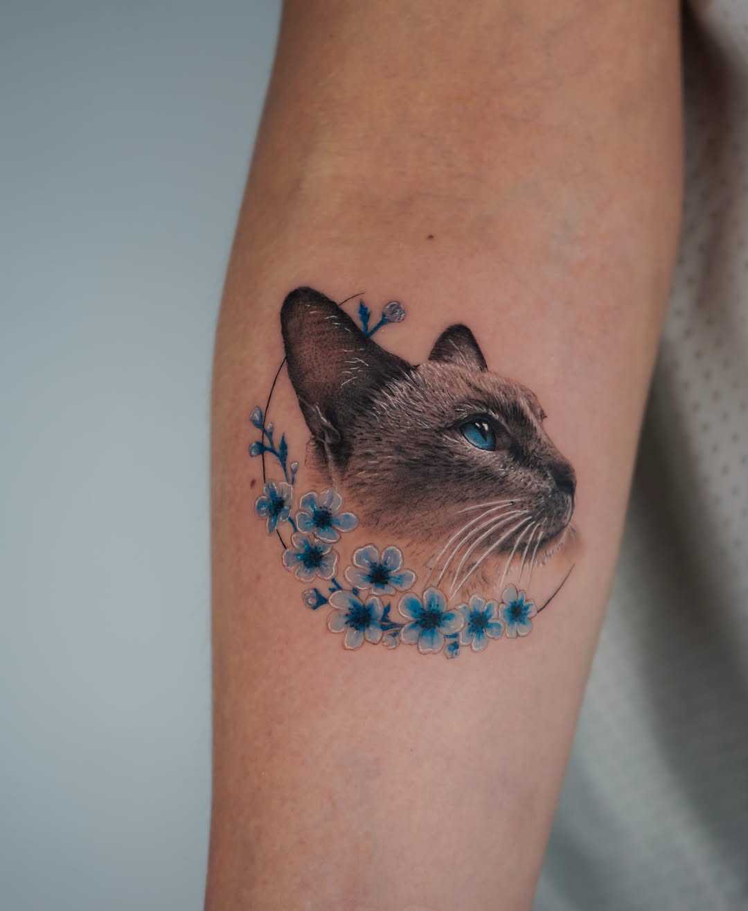 Tattoo by @falcontattooist — realism, fine_line