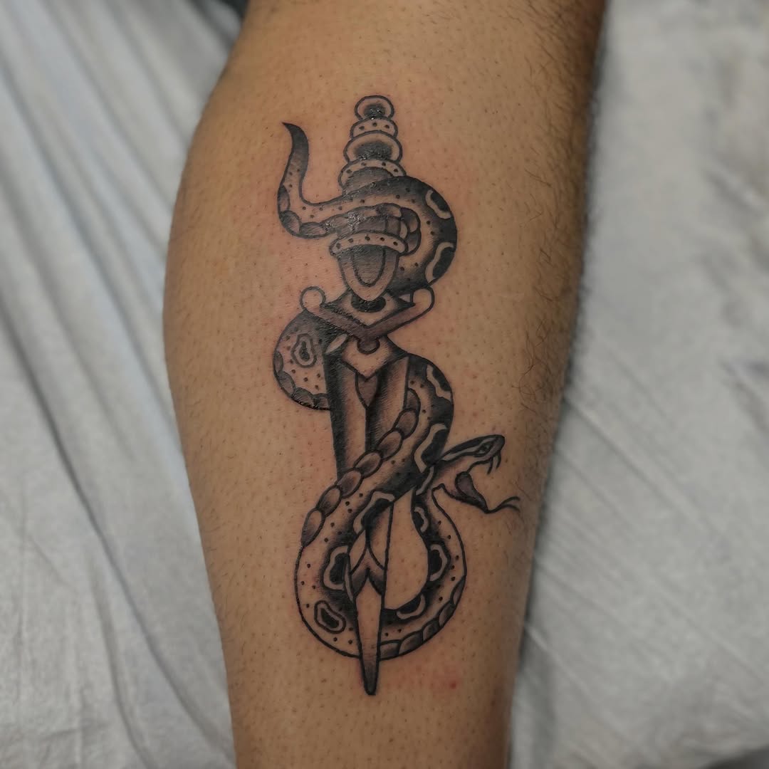Tattoo by @scott_weatherwax — american_traditional, black_and_grey
