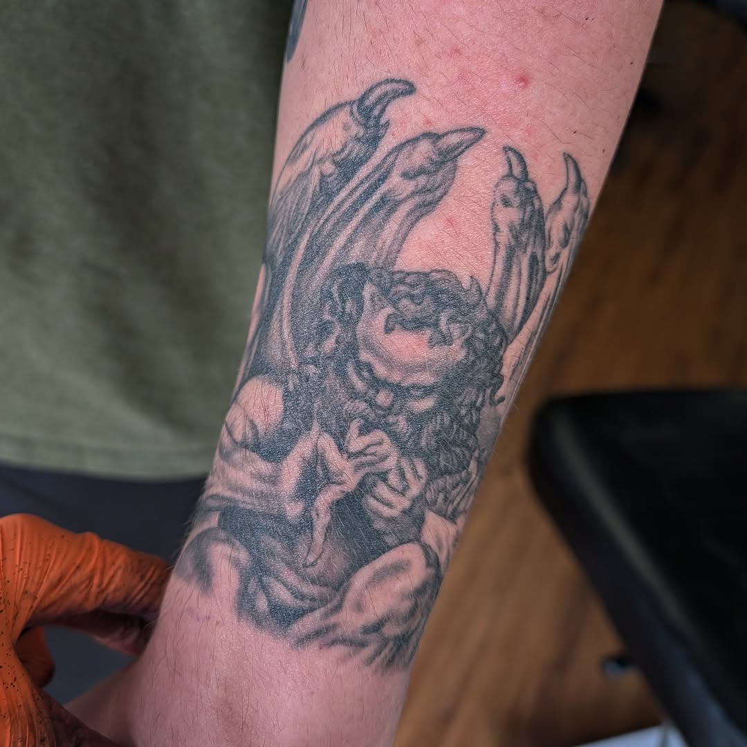 Tattoo by @tattoosbyvicca — black_and_grey, realism