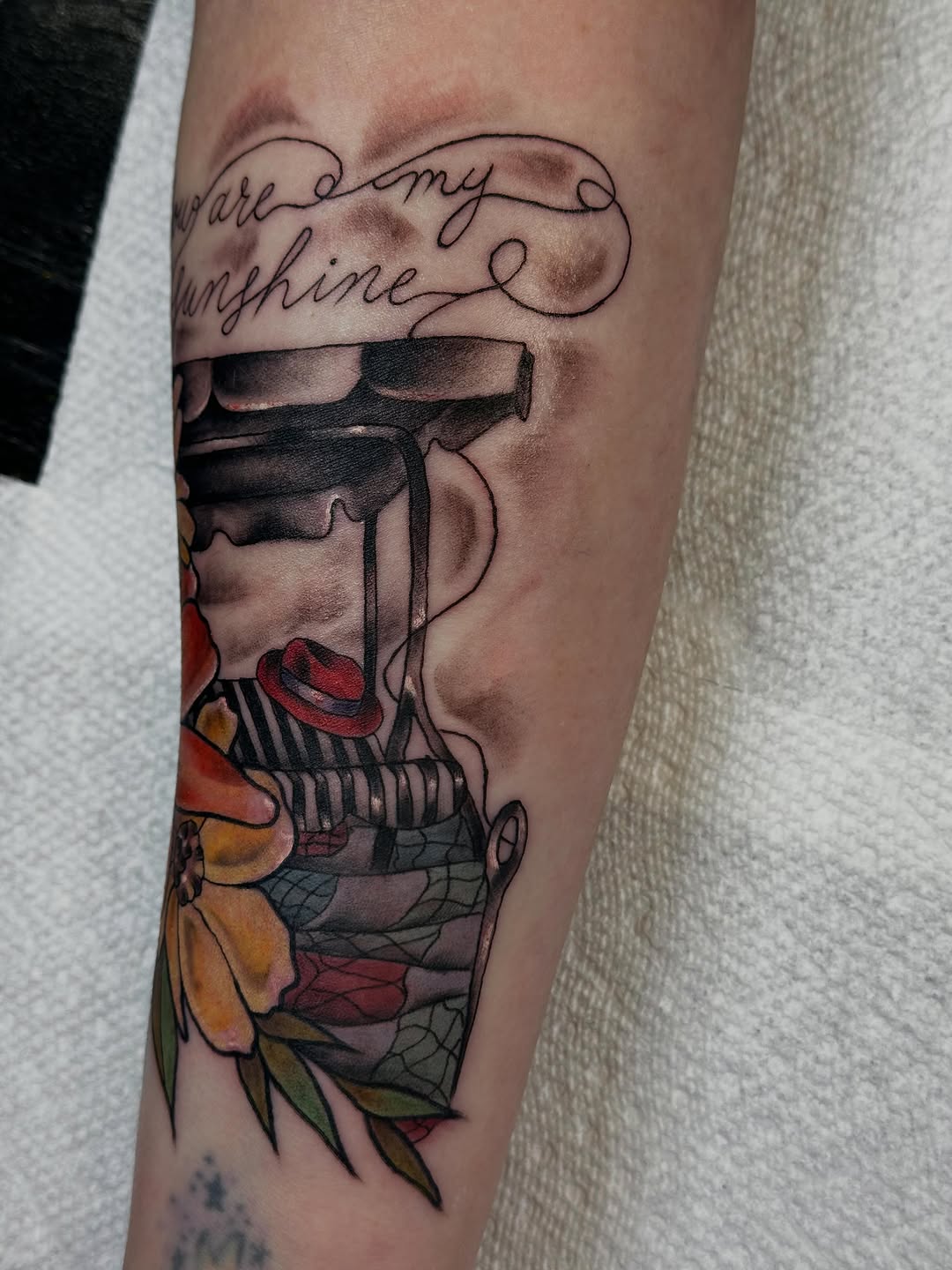 Tattoo by @elishabtatz — lettering_script