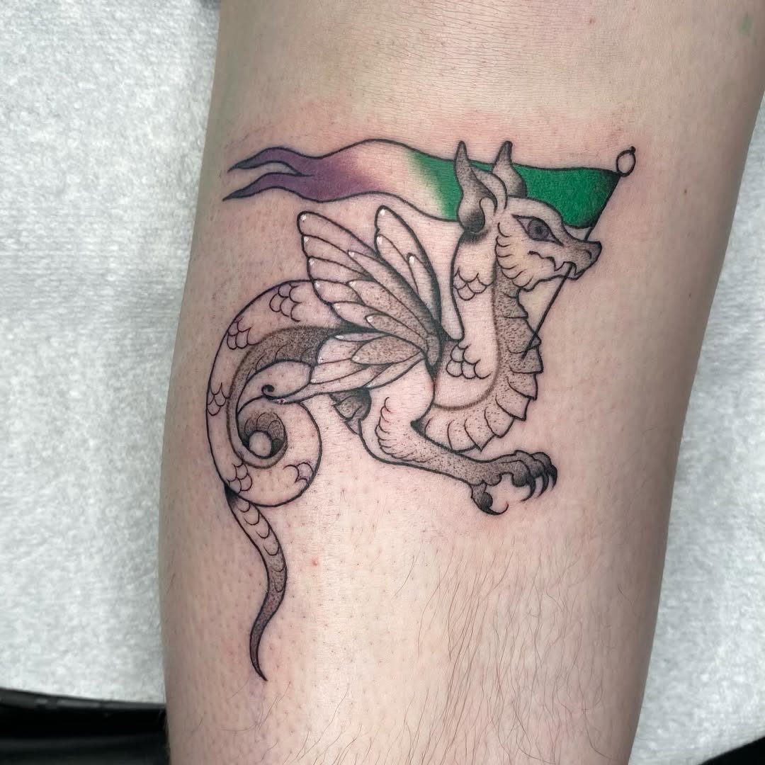 Tattoo by @sabbatma — fine_line, black_and_grey