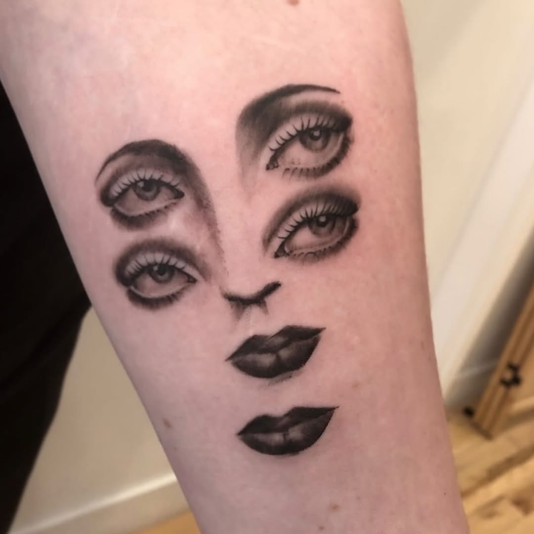 Tattoo by @cassandratattoos — realism, black_and_grey