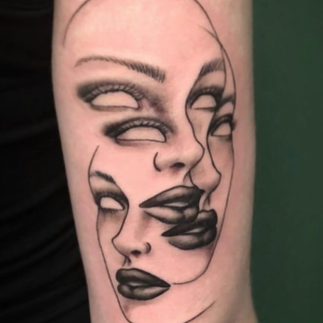 Tattoo by @cassandratattoos — illustrative, black_and_grey