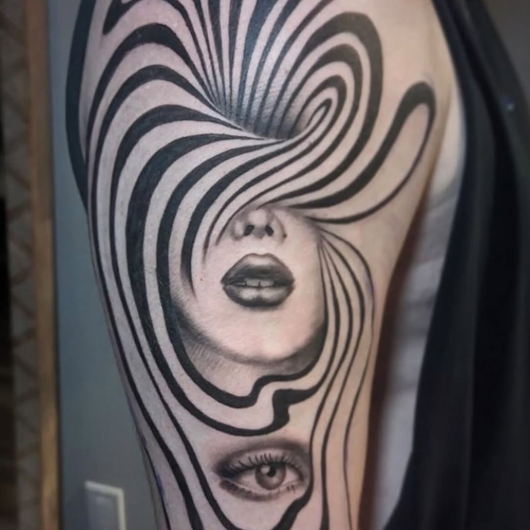 Tattoo by @cassandratattoos — black_and_grey, realism