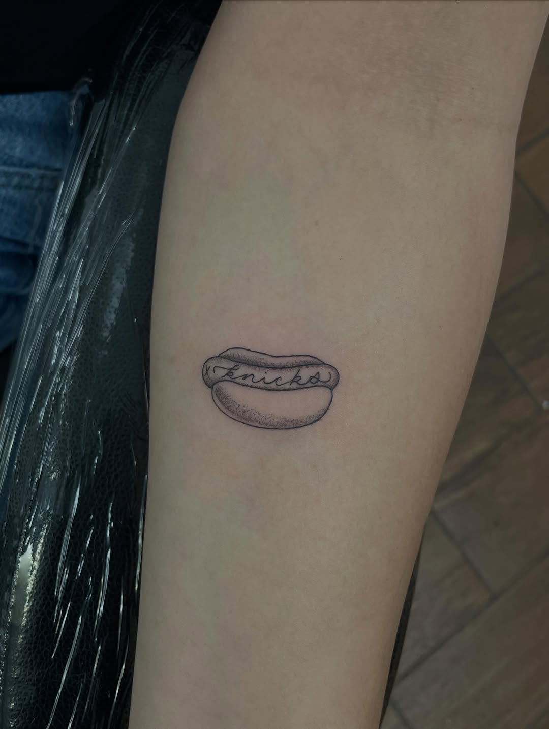 Tattoo by @dom.tattoos โ lettering_script, fine_line