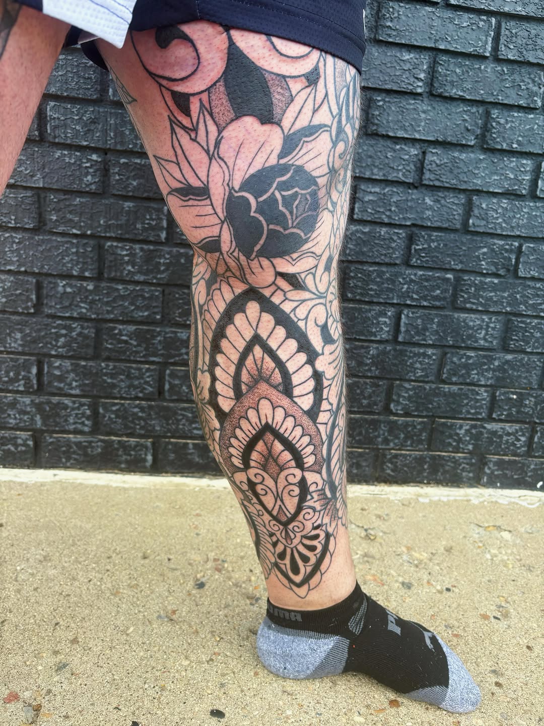 Tattoo by @flores_tattoosss β ornamental, dotwork