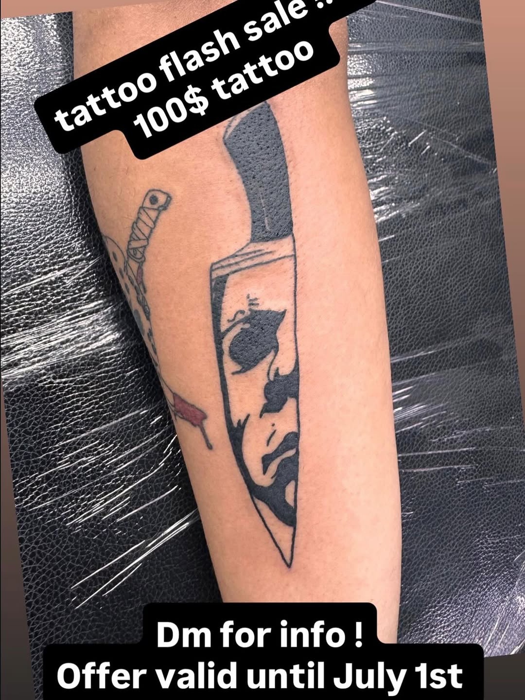 Tattoo by @poppins1384 — blackwork