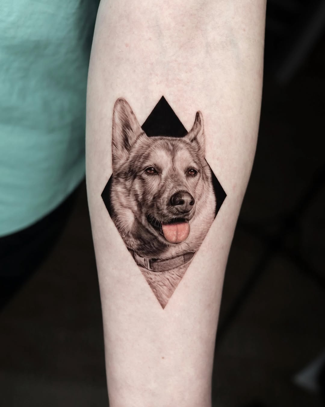 Tattoo by @tattooist_yeono — realism, black_and_grey
