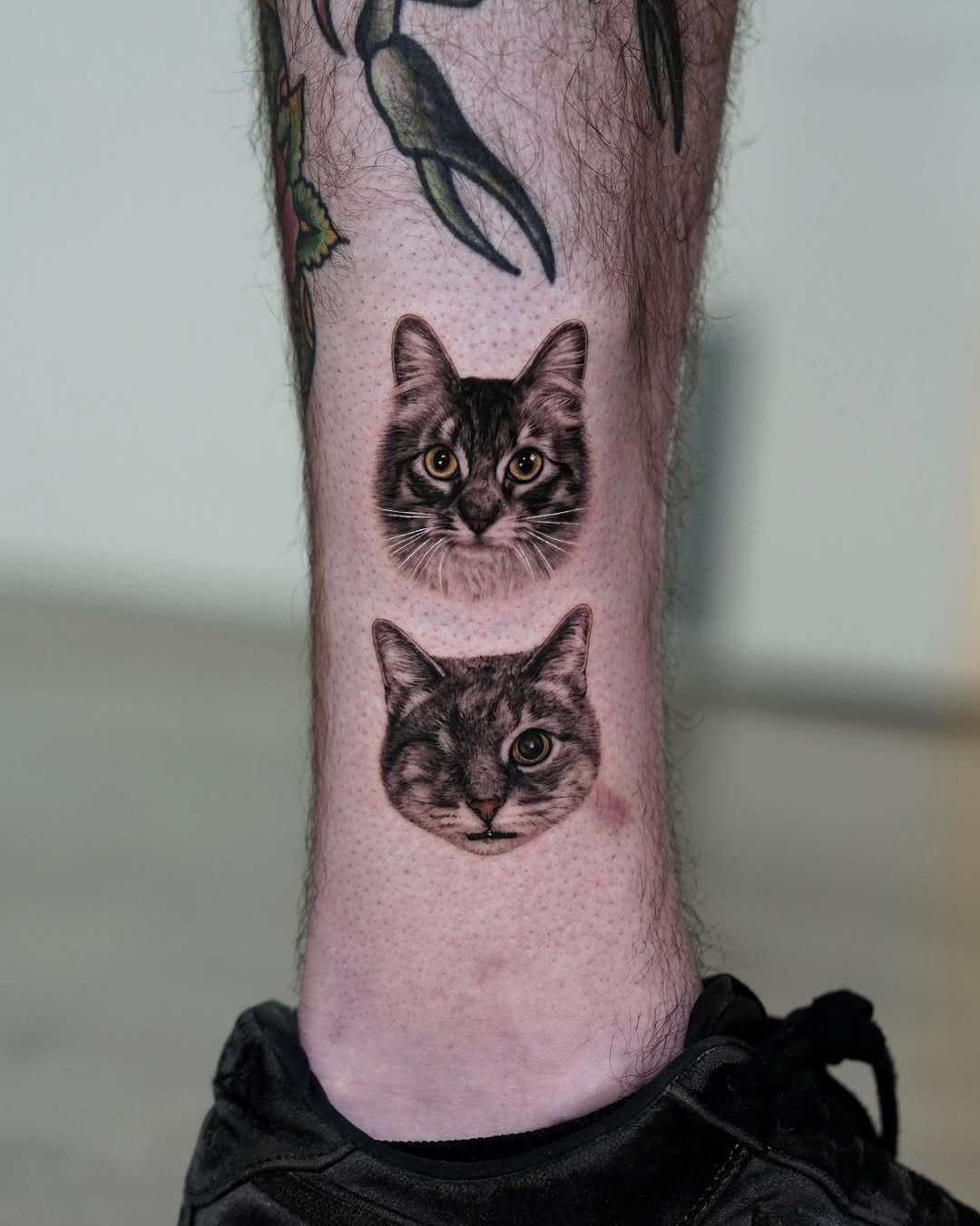 Tattoo by @tattooist_yeono — realism, black_and_grey