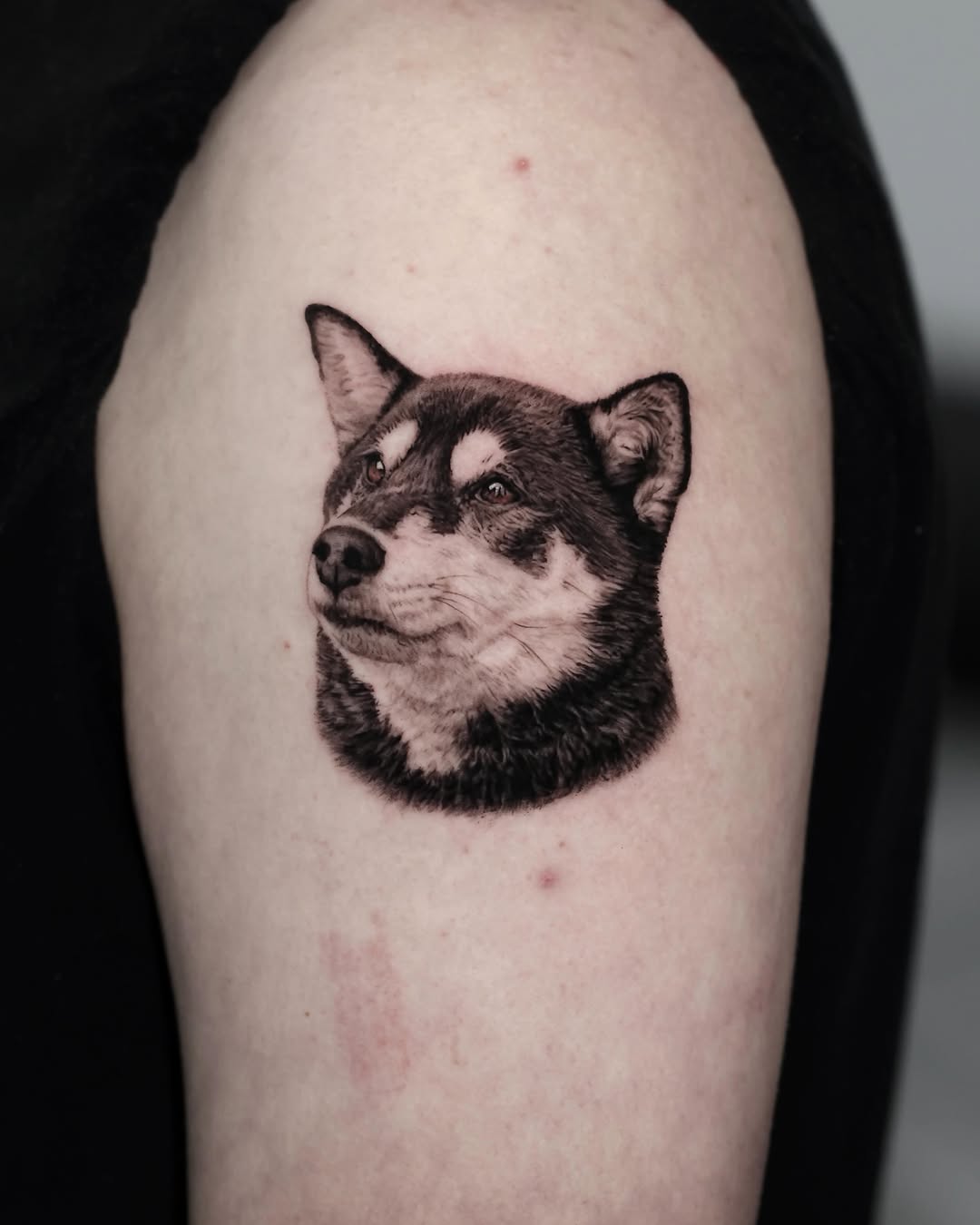 Tattoo by @tattooist_yeono — realism, black_and_grey