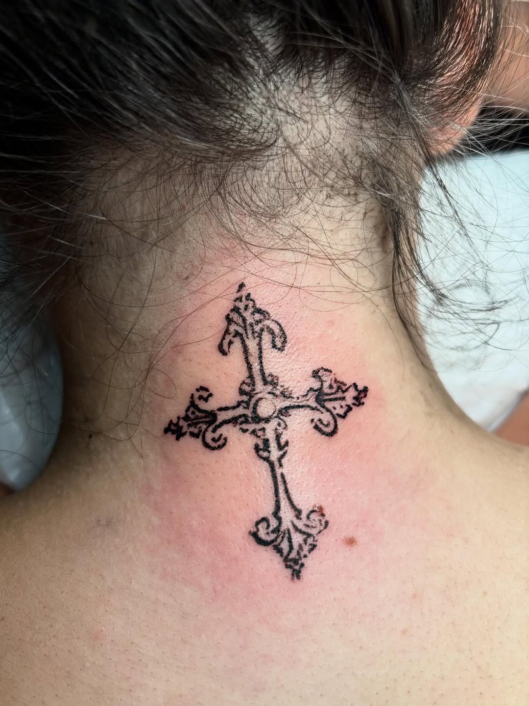 Tattoo by @swagthatheals — illustrative, blackwork