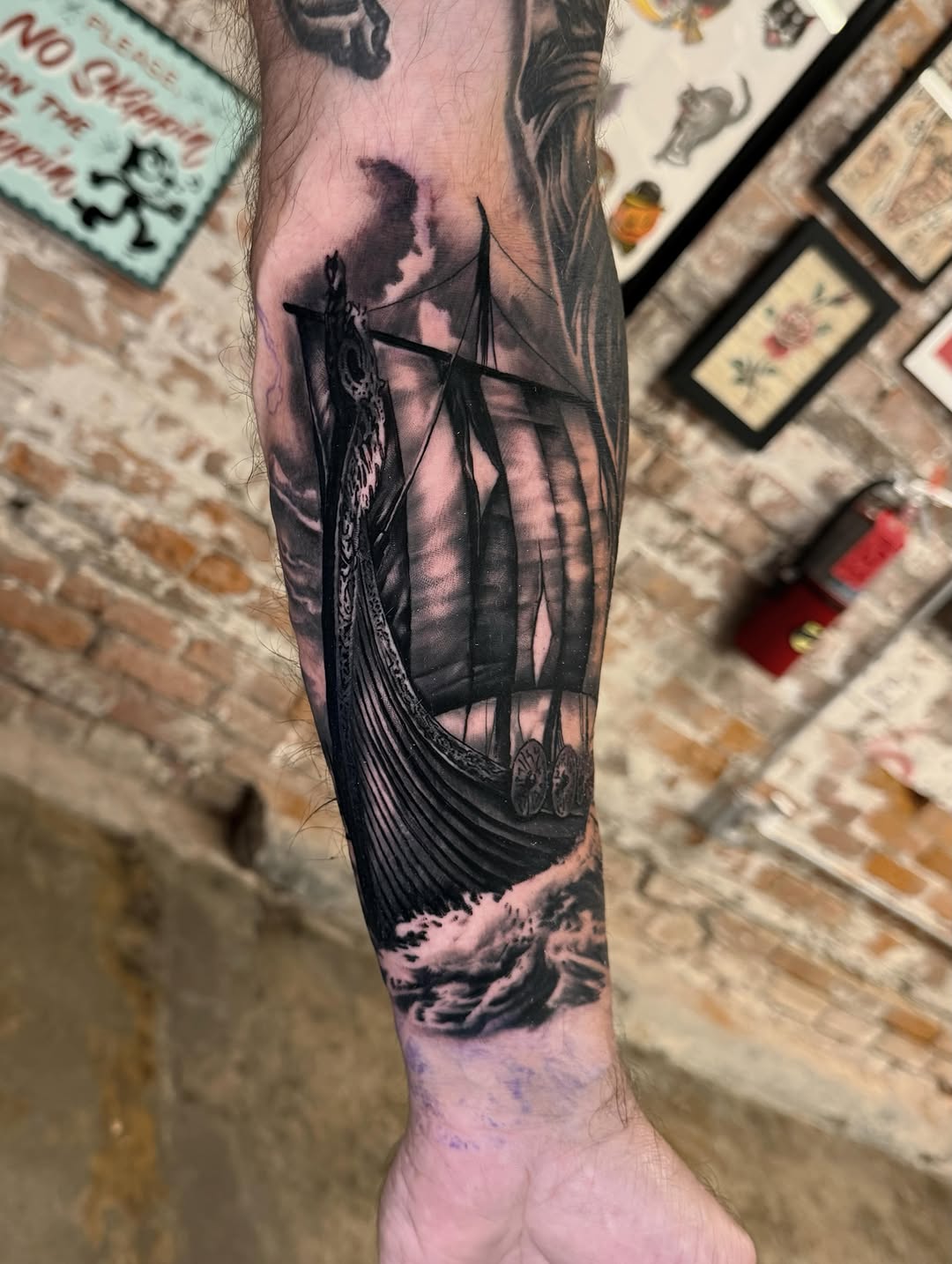 Tattoo by @mattoo33 โ black_and_grey, realism
