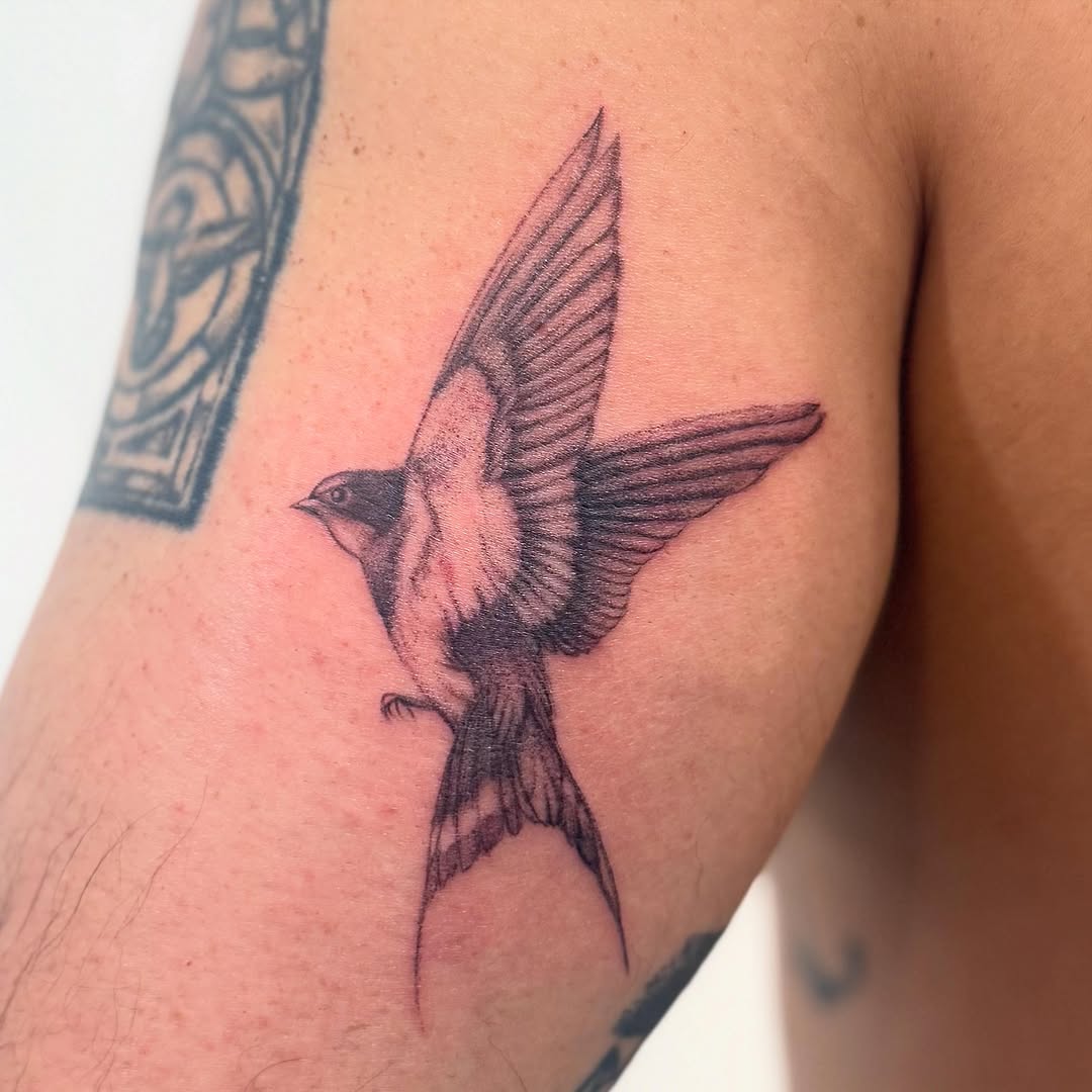 Tattoo by @makeup2.o_ — black_and_grey, realism