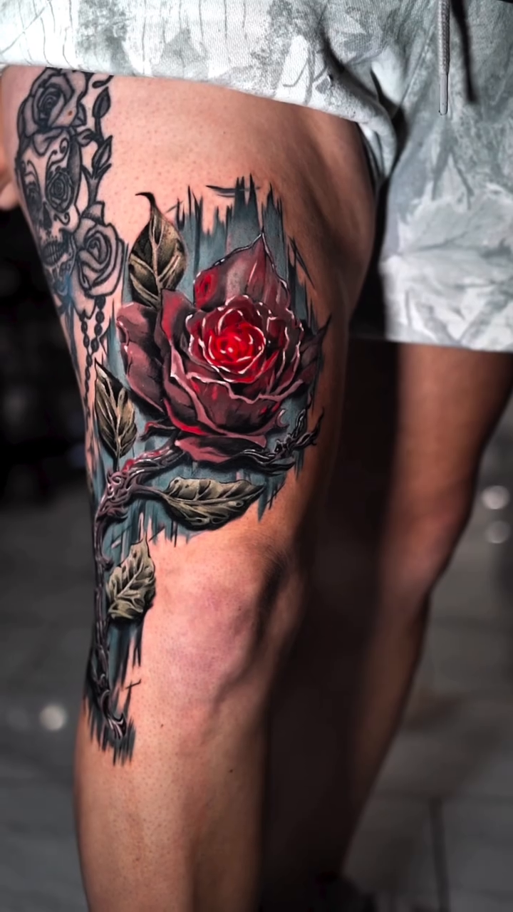 Tattoo by @markink__ — dark_realism, trash_polka