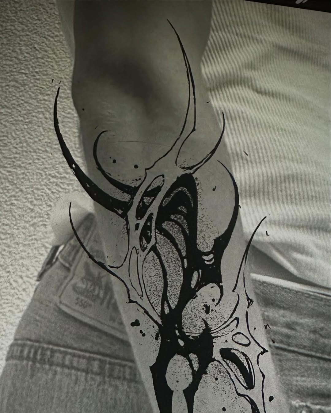 Tattoo by @blacklagoon___ — blackwork, ornamental