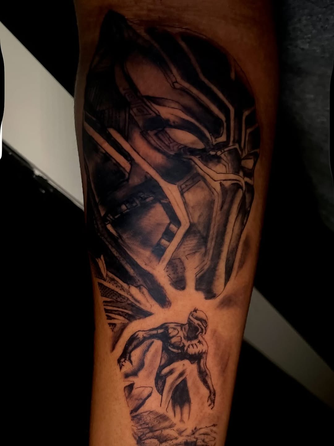 Tattoo by @devillepinson — realism, black_and_grey