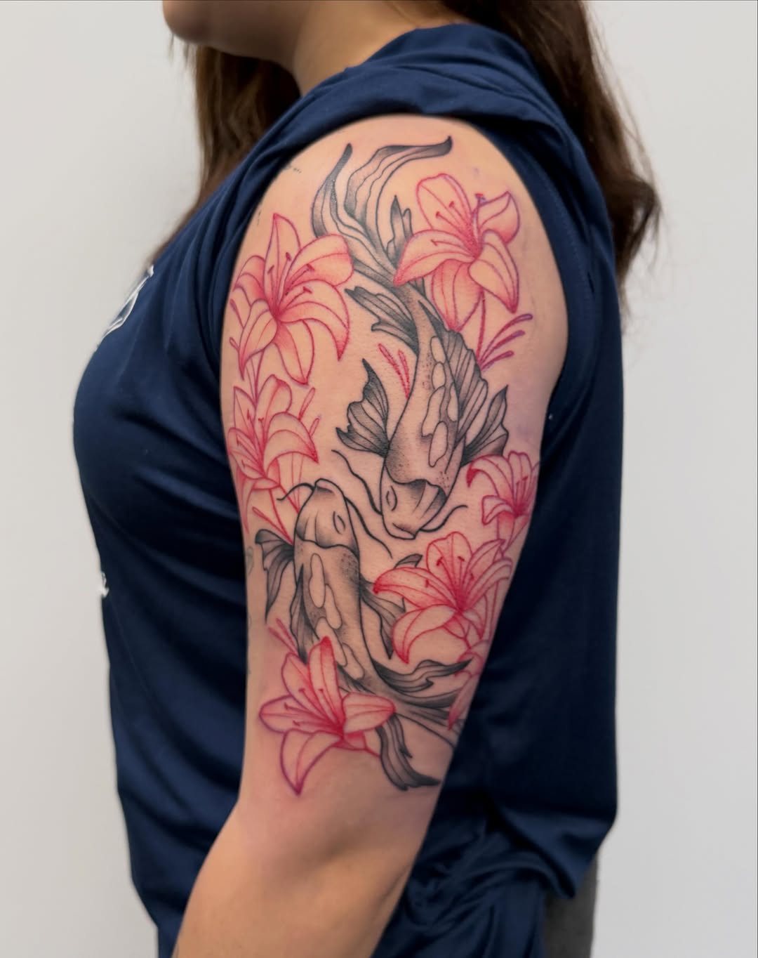 Tattoo by @lex1.nk — japanese_irezumi, black_and_grey