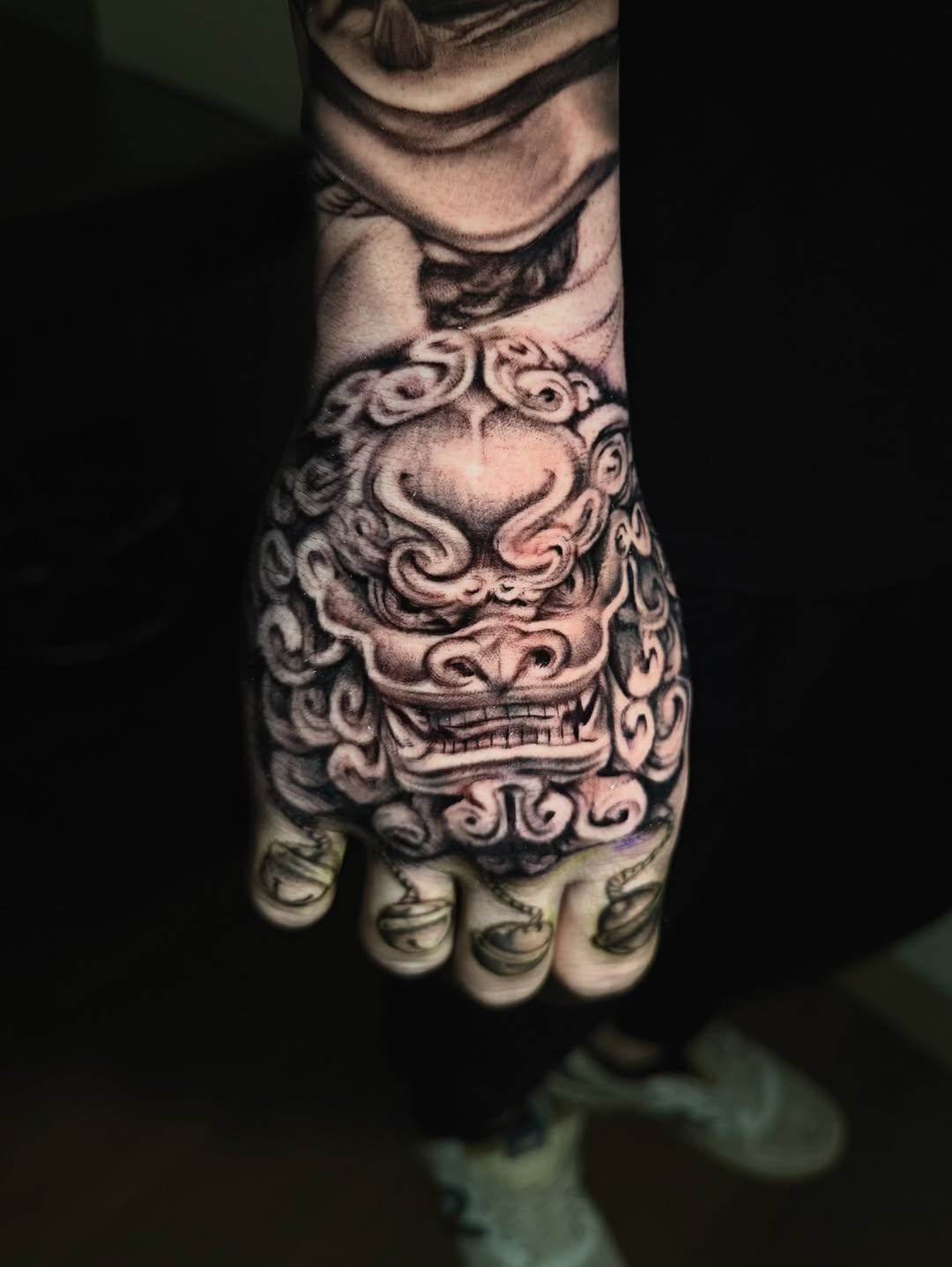 Tattoo by @tatsbysass — japanese_irezumi, black_and_grey