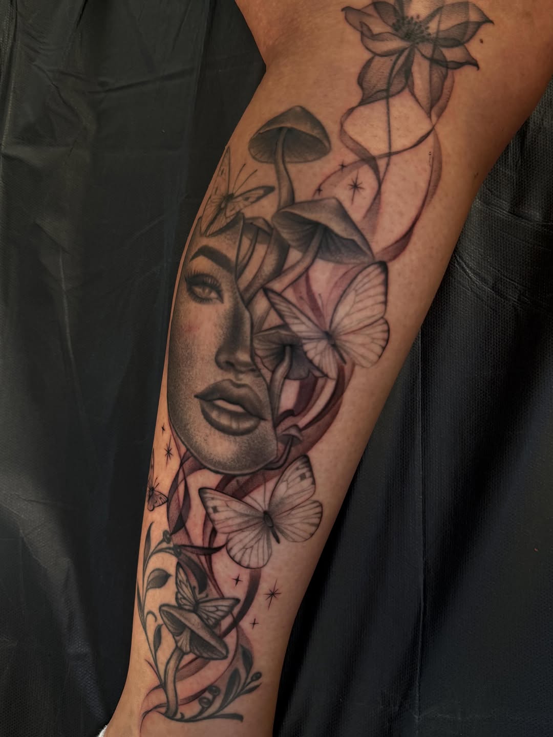 Tattoo by @medusa_michelletattoos — black_and_grey, illustrative