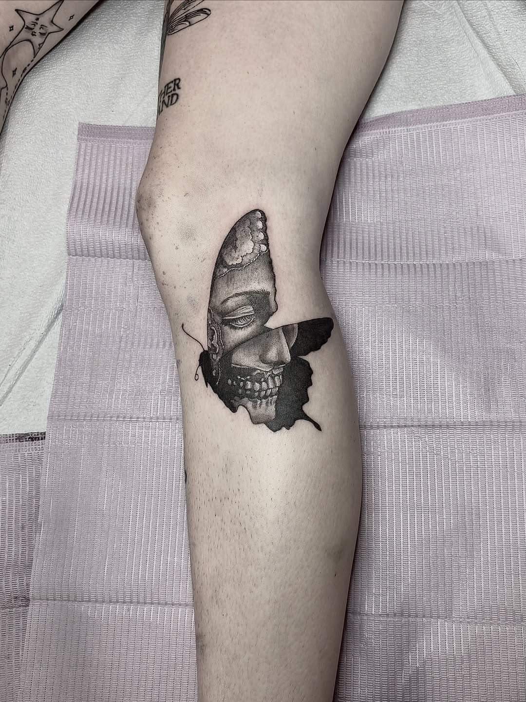 Tattoo by @miss.rage.tattoos — black_and_grey, realism