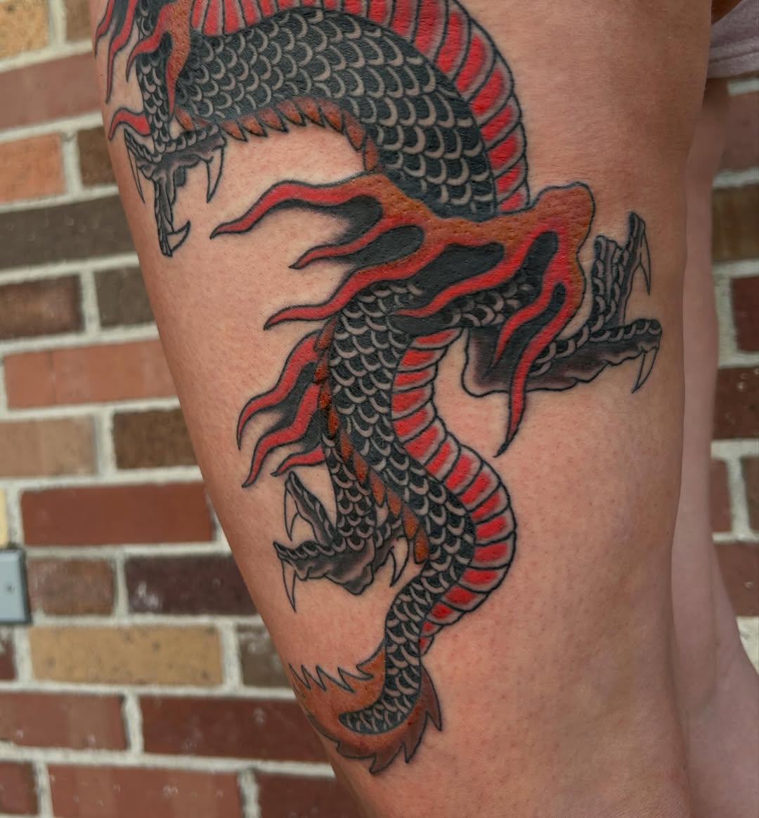 Tattoo by @donny_sinns — japanese_irezumi, american_traditional