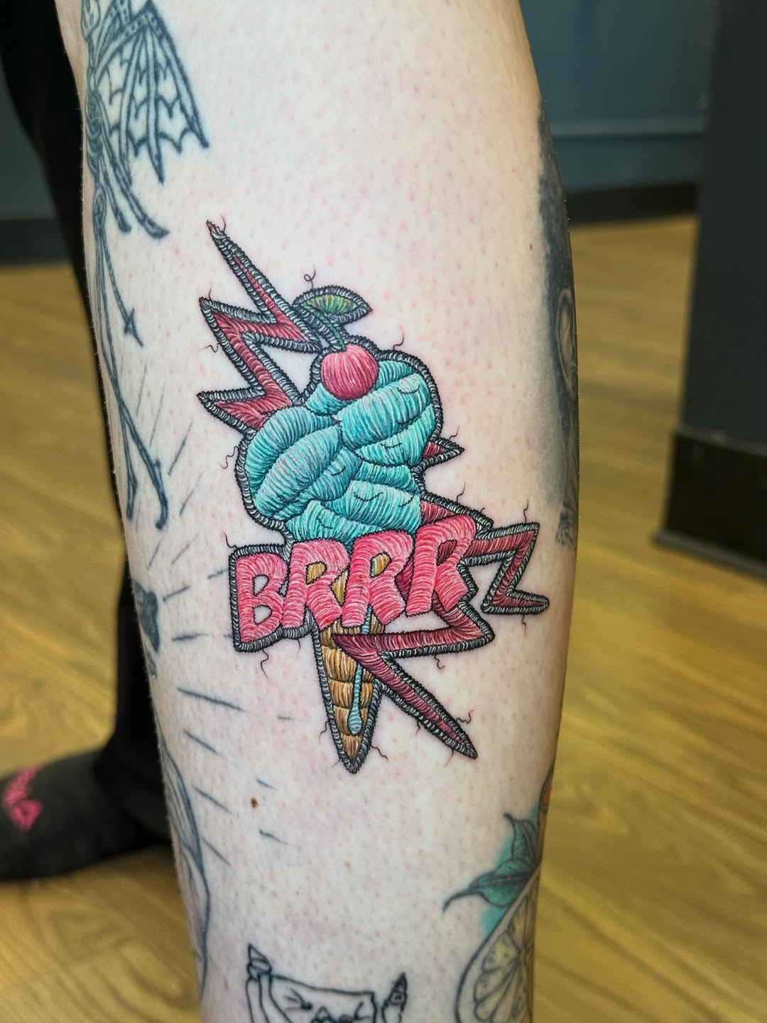 Tattoo by @maxwell.tattoos — illustrative, new_school