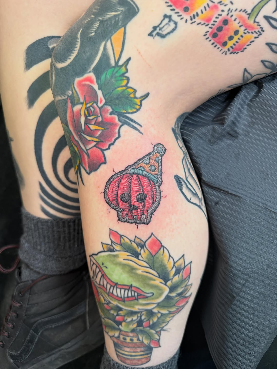Tattoo by @maxwell.tattoos — american_traditional, illustrative