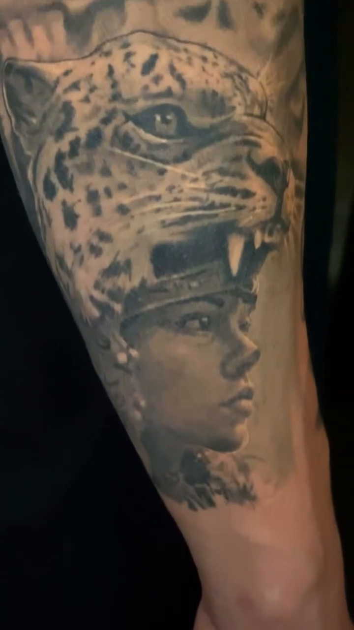 Tattoo by @jpeck_tattoos — realism, black_and_grey