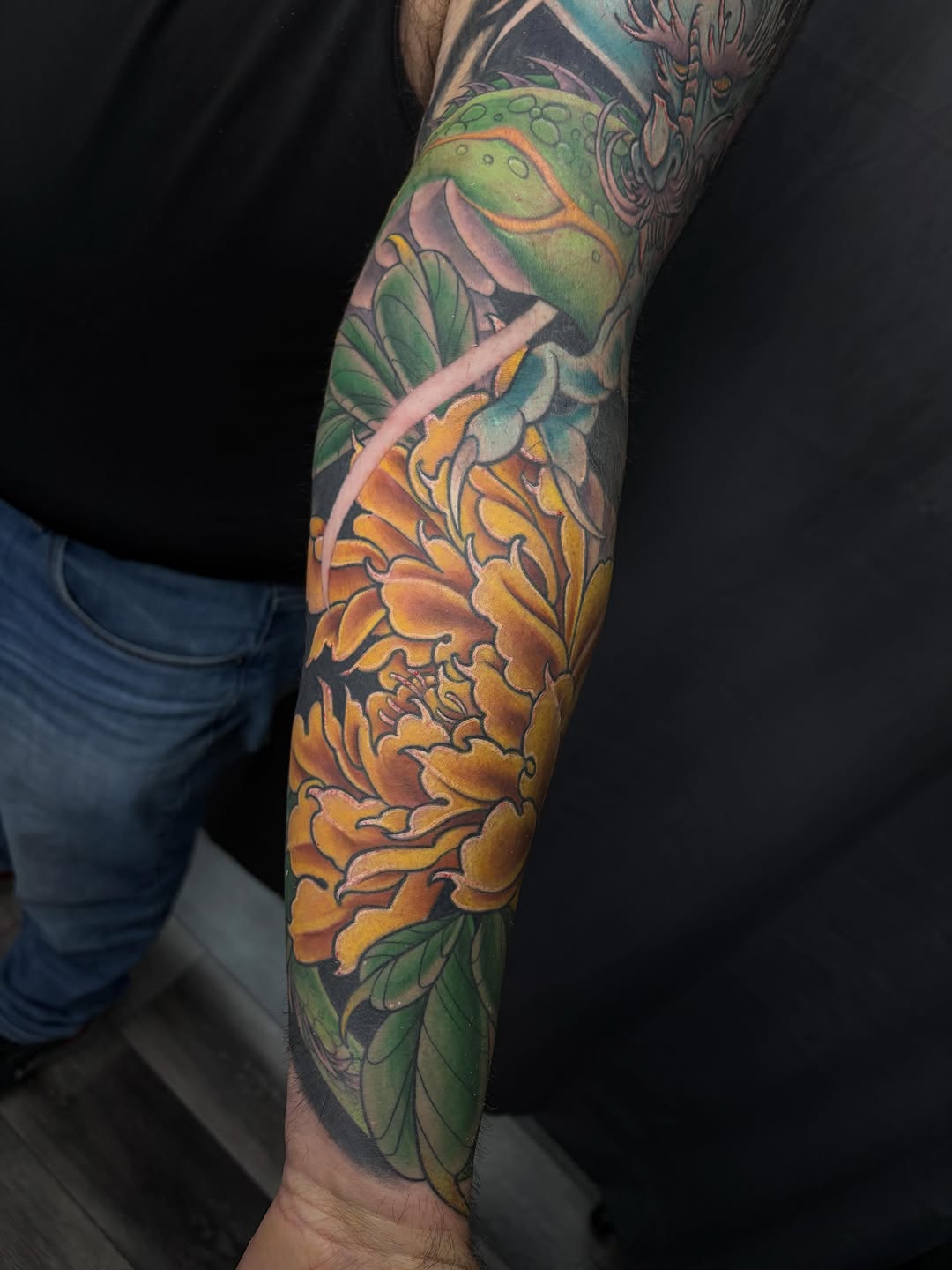 Tattoo by @bodyartbyalia — japanese_irezumi, illustrative