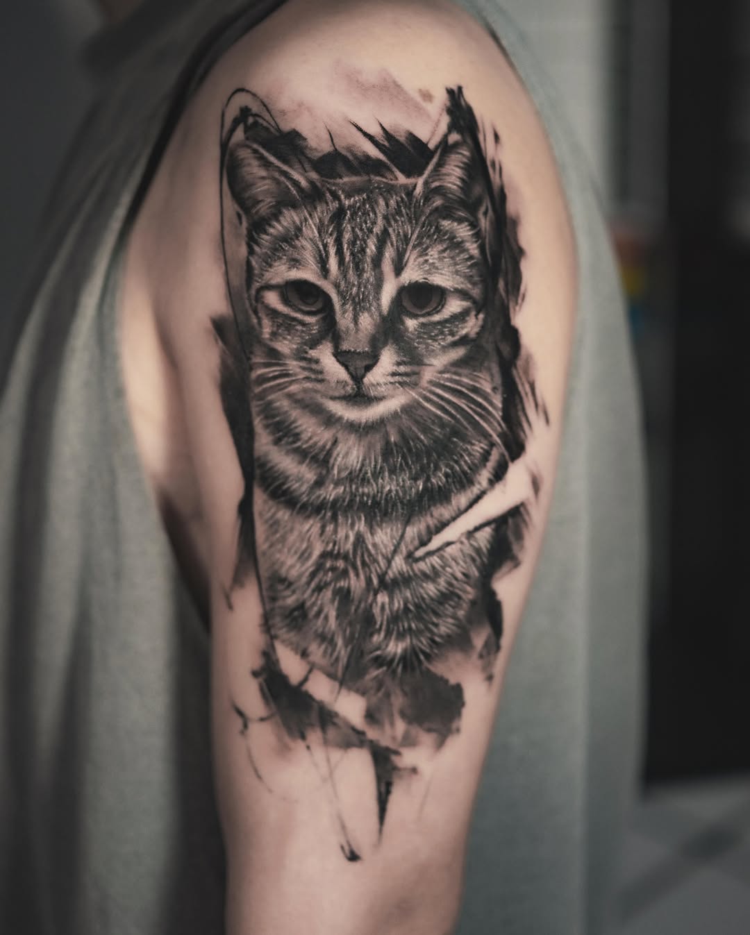Tattoo by @wai.tattoo — realism, black_and_grey